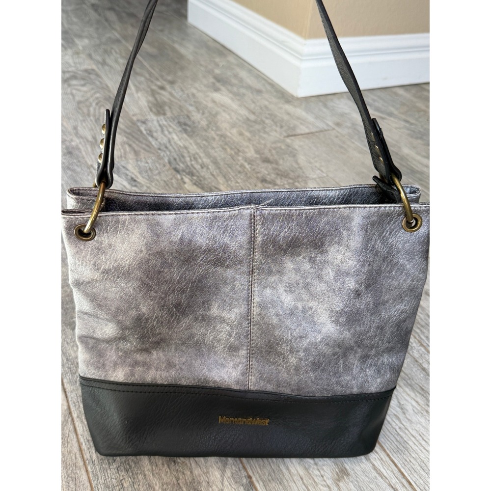 Montana West Hobo Bag Distressed Western Shoulder Bag Tote Purse Vegan Leather